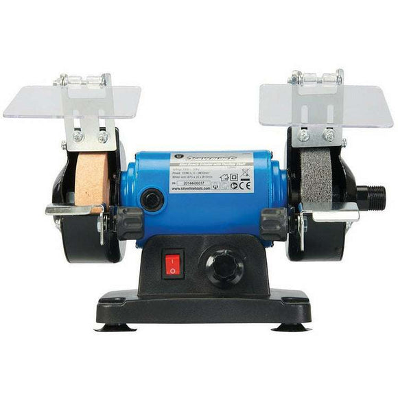 Silverline Mini Bench Grinder 3" 120W Variable Speed
