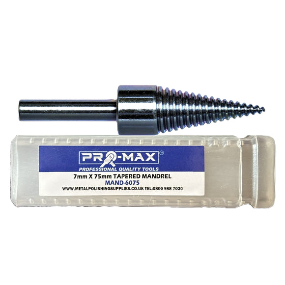 Pro-Max tapered mandrel tool with packaging on a white background