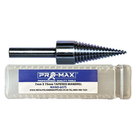 Pro-Max tapered mandrel tool with packaging on a white background