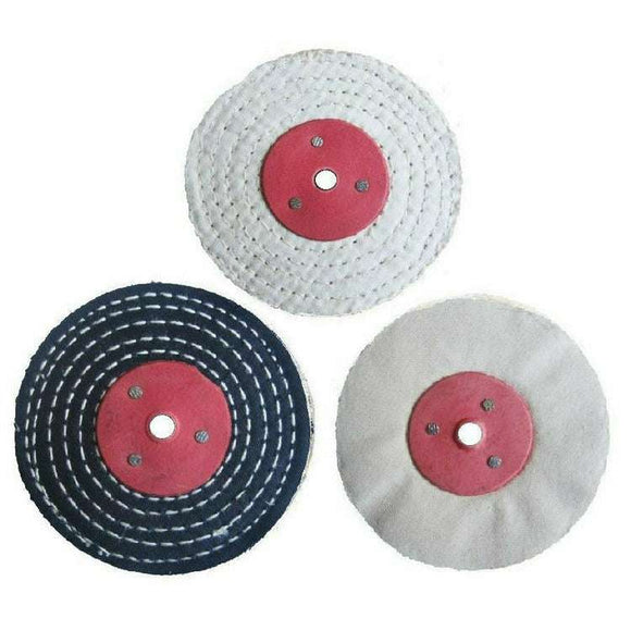 Alliage d'aluminium Laiton Acier Métal Polissage Polissage Kit 10pc 4" x 1/2" Pro-Max