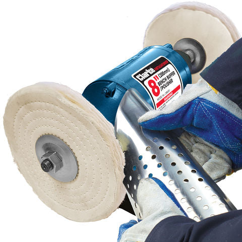 How to polish aluminium with a Pro-Max Professional bench grinder metal polishing kit.