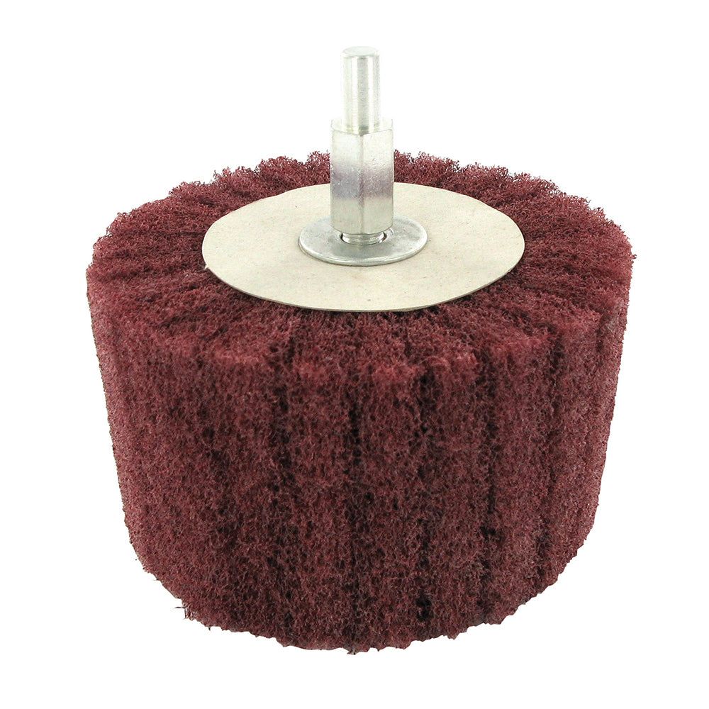 Satin Web Mounted Sanding Wheels