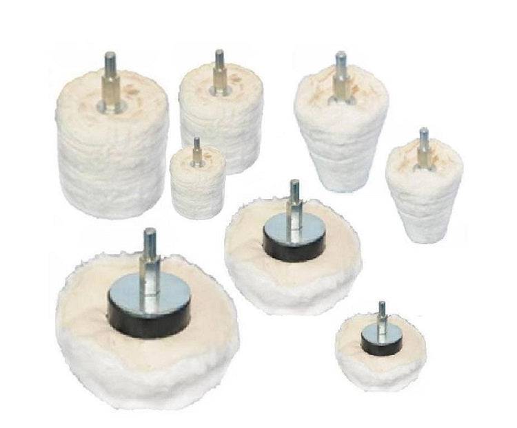 Mounted Polishing Mops and Buffing Wheels