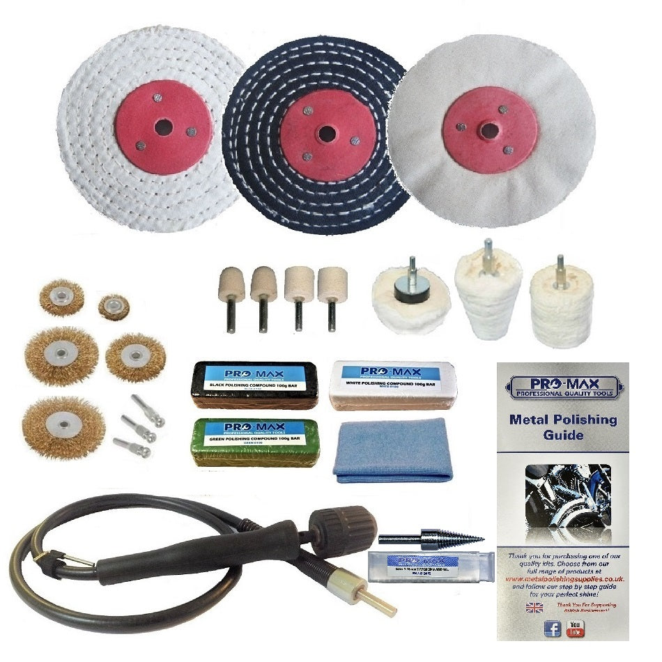 Steel and Stainless Steel Metal Polishing Kit