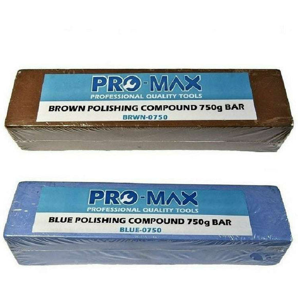 Aluminium Alloy Brass Metal Polishing Compound 750g 2pc Kit - Pro-Max