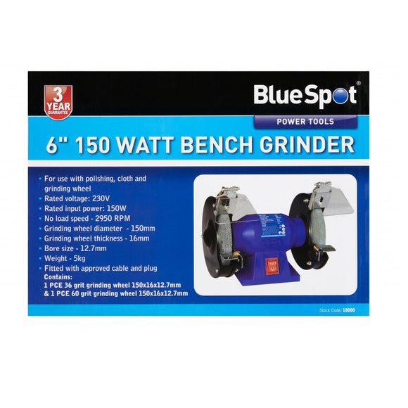 Meuleuse d'établi pour machine à polir les bijoux 15,2 cm 150 W et 10,2 cm Kit de polissage de bijoux