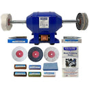 Bench Grinder Metal Polisher 6" 250W With 4" Metal Polishing Kit - Pro-Max