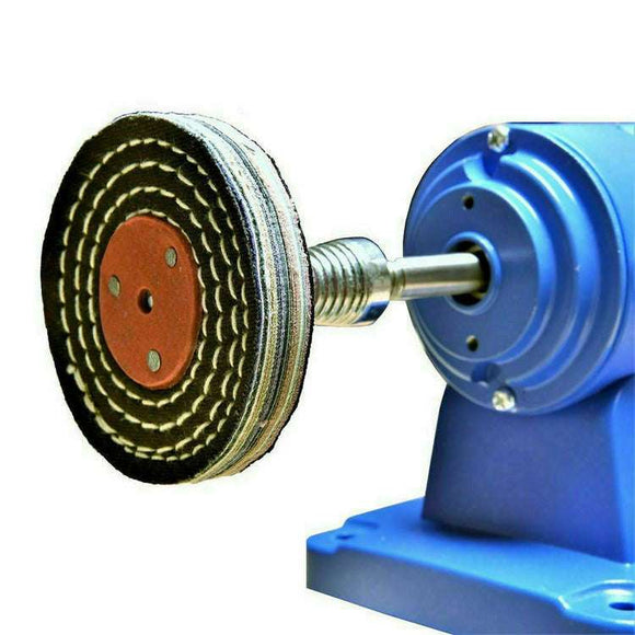 Silverline 3" 120W Mini Bench Grinder With Pro-Max 3" Metal Polishing Kit