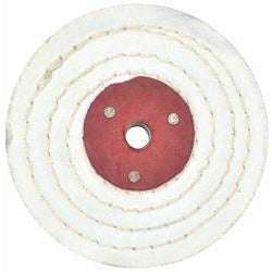 Jewellery Polishing White Stitch 4" x 1/2" Buffing Wheel Mop - Pro-Max