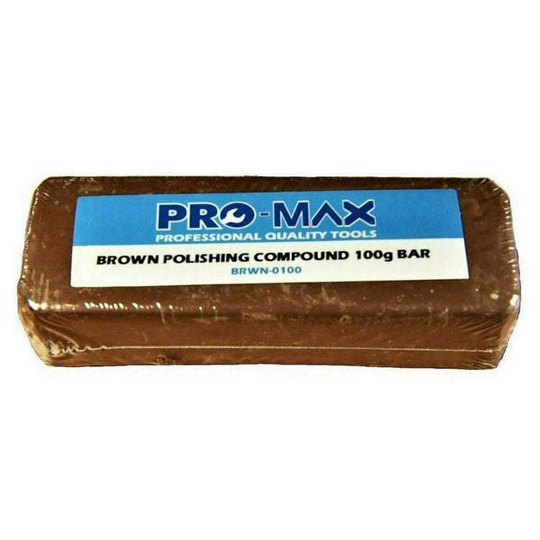 Pro-Max Alliage d'Aluminium Laiton 100g Composé de Polissage pour Métal 3pc Kit