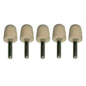 Conical Felt Bob Set Mounted 5pc 20 x 20 x 6mm - Pro-max