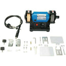 Silverline 3" 120W Mini Bench Grinder With Pro-Max 3" Metal Polishing Kit-2