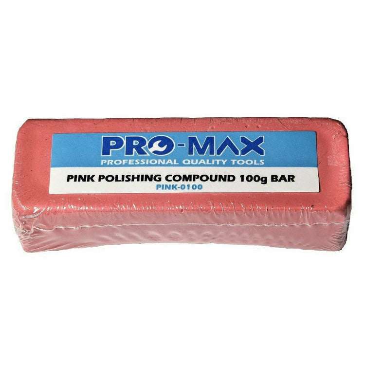 Chrome 100g Metal Polishing Buffing Compound Pink - Pro-Max