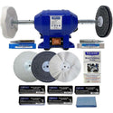 Bench Grinder Metal Polisher 6" 250W With 6" Metal Polishing Kit - Pro-Max