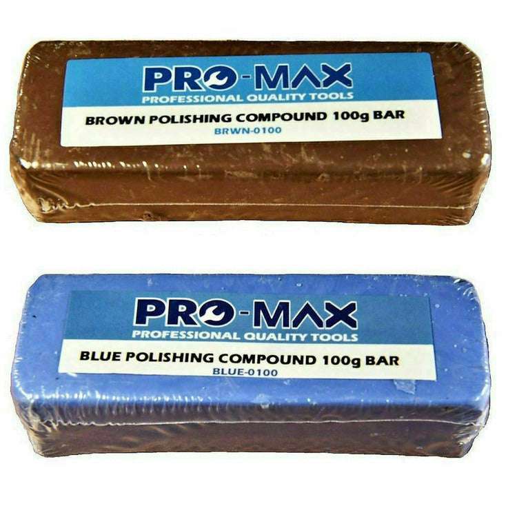 Schleifbock Metall Polierset Aluminiumlegierung Messing 8 Stk. 4" x 1/2" - Pro-Max