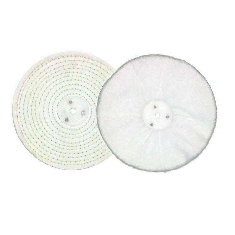 Chrome Bench Grinder Metal Polishing Kit Deluxe 15pc 6" x 1" - Pro-Max