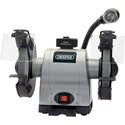 Draper 8" 550W Bench Grinder With Work Light