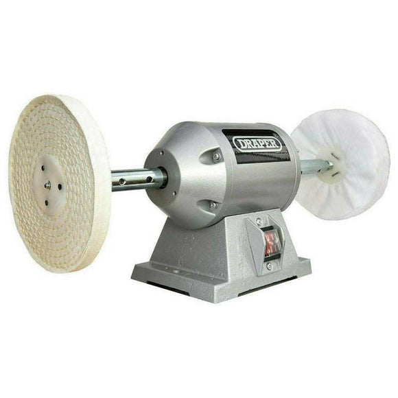 Machine à polir les bijoux Meuleuse d'établi 6" 250W &amp; 6" Kit de polissage des bijoux