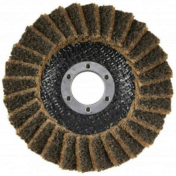 Angle Grinder Coarse Satin Web Flap Disc 115mm (4.5") BlueSpot