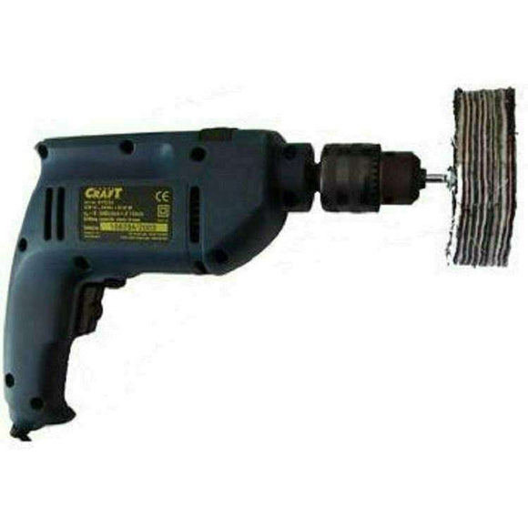 Drill Aluminium Alloy Brass Steel Metal Polishing Kit 4" x 1" 10pc  Pro-Max