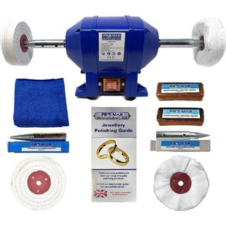 Jewellery Polishing Machine 6" - 250W With 4" Polishing Kit - Pro-Max