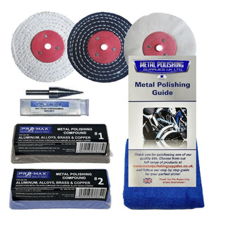 Drill Metal Polishing Kit | Aluminium, Alloy, Brass, Copper | Pro-Max Quality