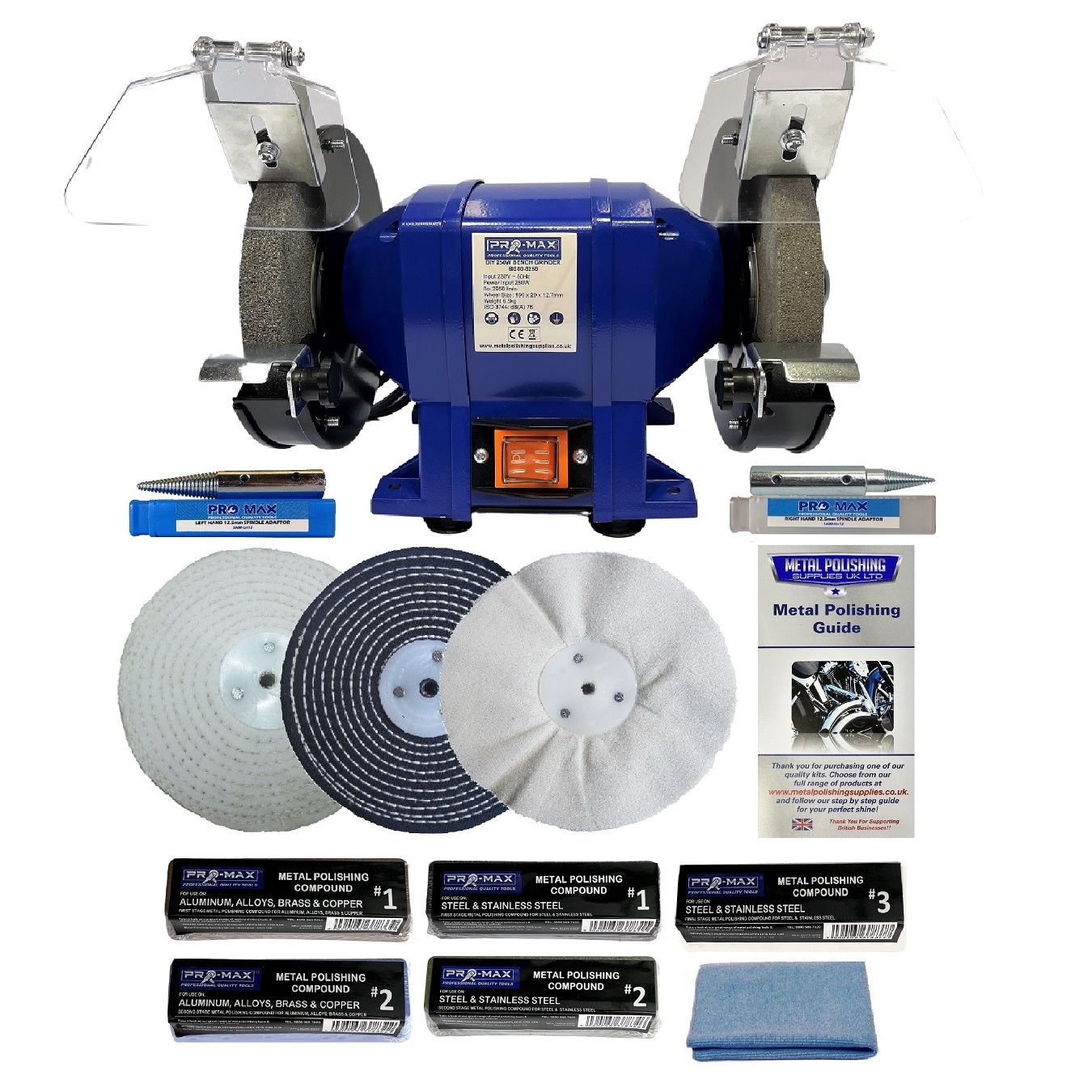 Pro-Max Bench Grinder Metal Polishing Machines