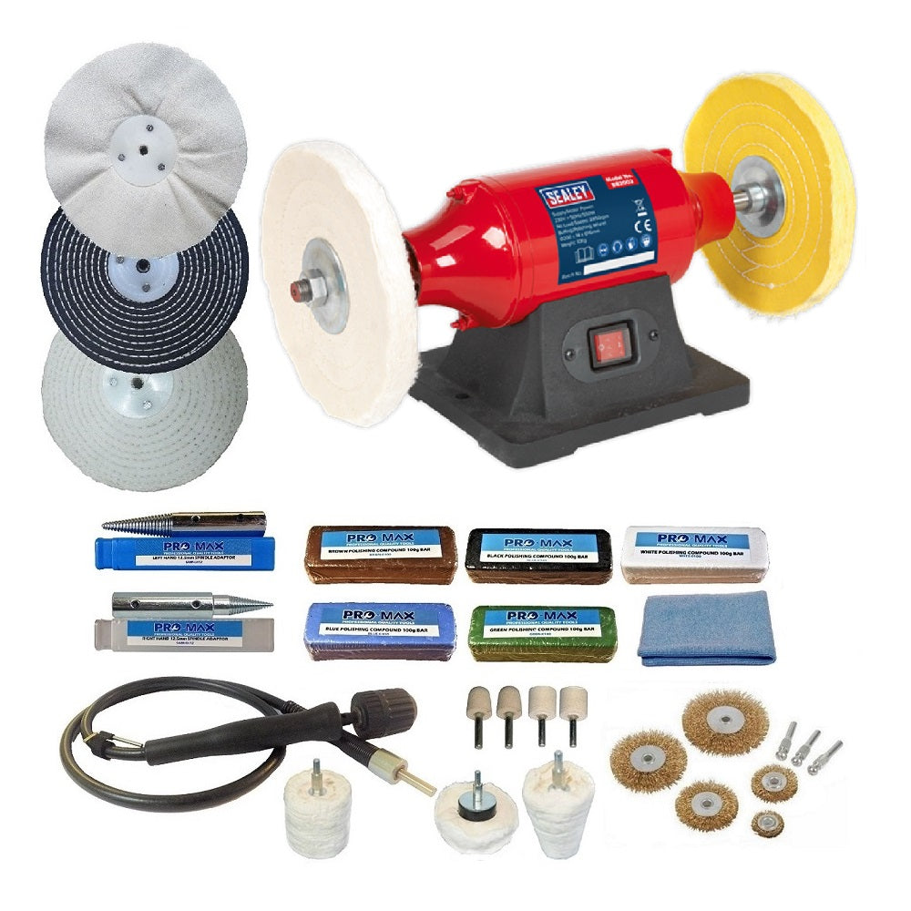 Stand Alone Metal Polishing Bench Polishers