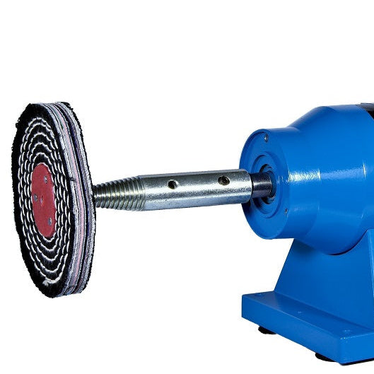 Bench Grinder Polisher 6" 150W With Pro-Max 4" Deluxe Metal Polishing Kit
