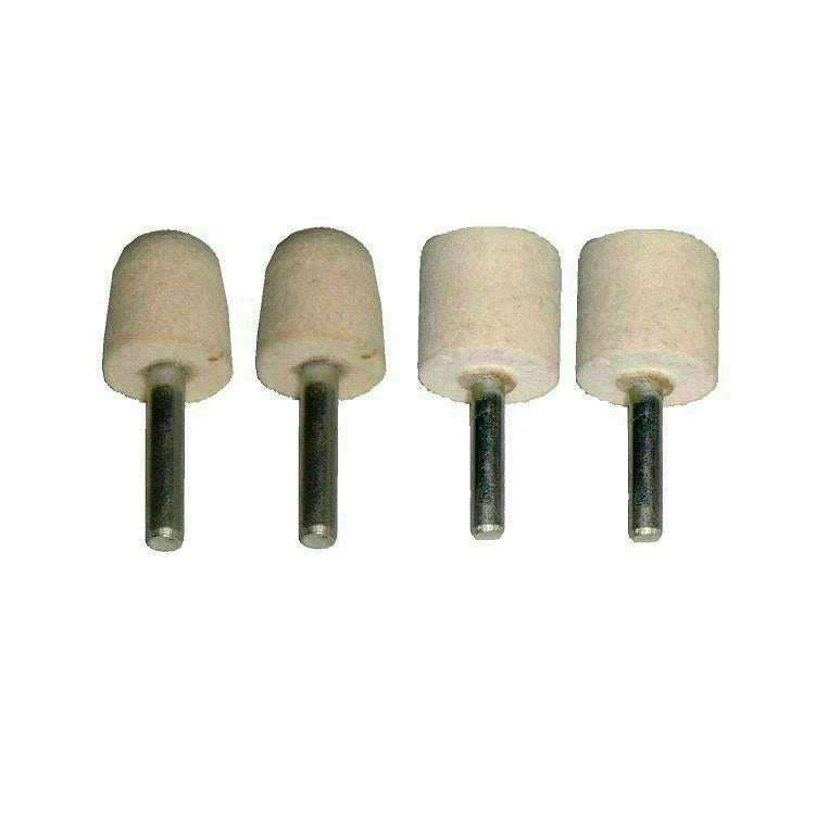 Chrome Bench Grinder Metal Polishing Kit Deluxe 15pc 6" x 1" - Pro-Max