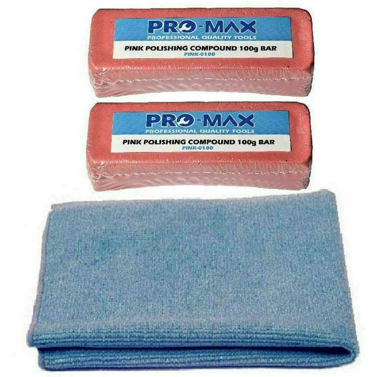 Kit de polissage en métal chromé pour perceuse 4" x 1/2" 14pc Pro-Max