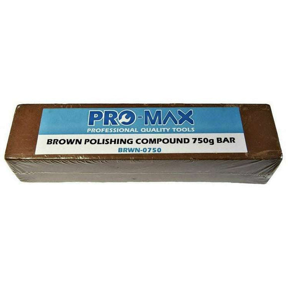 Pro-Max 750g Aluminium Alloy Brass Copper Metal Polishing Compound 2pc Kit