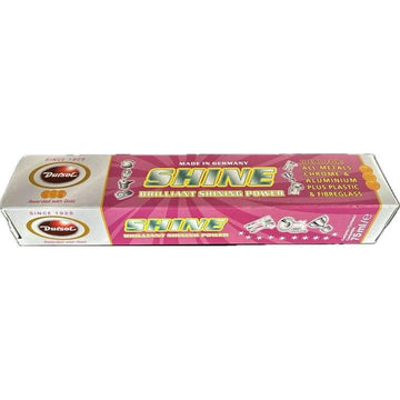 Metal polish tube in pink and silver packaging, featuring Autosol Shine branding and a 75ml size for multiple surfaces