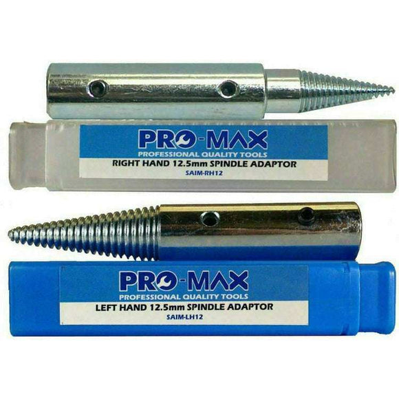 Bench Grinder Metal Polishing Kit with chrome-plated left and right hand 12.5mm spindle adaptors