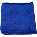 Sander Polisher blue microfibre polishing cloth with soft textured weave and stitched edging