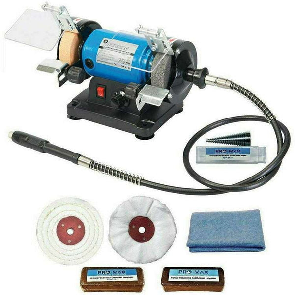 Jewellery Polisher Grinder 3" 120W & 6pc Jewellery Polishing Kit