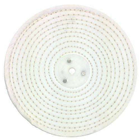 Jewellery Polishing White Stitch 6" x 1" Buffing Wheel Mop - Pro-Max