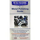 Draper 6" 250W Bench Grinder metal polishing guide booklet with blue and white cover and motorcycle image