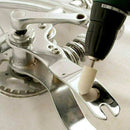 Drill Aluminium Alloy polishing kit with mounted felt wheel polishing shiny silver metal components