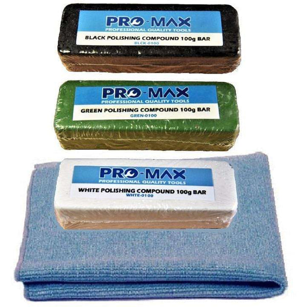 Rotary Hobby Tool Steel And Stainless Steel Metal Polishing Kit - Pro-Max