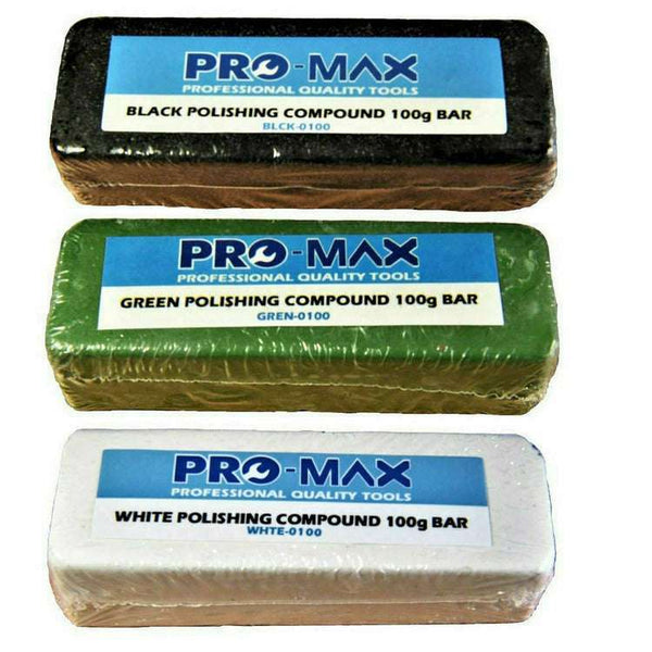 Pro-Max Steel & Stainless Steel Felt Metal Polishing Buffing Kit