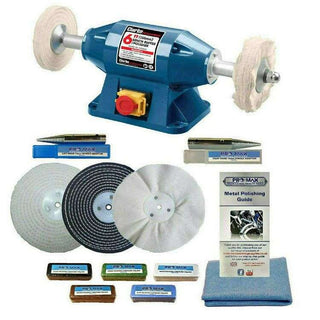 Clarke 6" 500W Bench Polisher With 6" Metal Polishing Kit