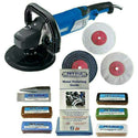 Sander Polisher 1200W Variable Speed Draper With 4" Metal Polishing Kit