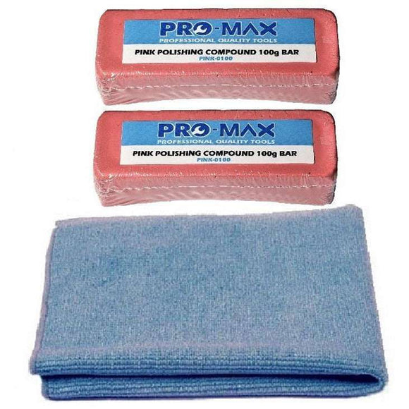 Rotary Hobby Tool Felt Chrome Metal Polishing Kit - Pro-Max