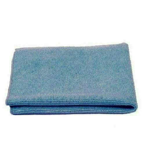 Jewellery Polishing Machine microfibre cloth in blue, soft woven material with folded layered edges