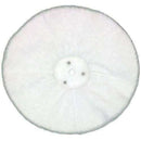 Jewellery Polishing Machine buffing wheel with soft white fabric polishing layers and central mounting hub