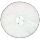 Jewellery Polishing Machine white swansdown buffing wheel with soft fabric surface and central mounting hole