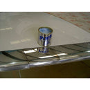 Peek Metal Polish 50ml silver tube with blue label, shown on a reflective polished metal surface