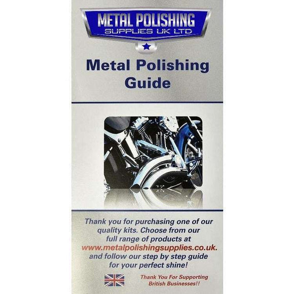 Sealey 6" 370W Bench Polisher metal polishing guide booklet with blue and white cover