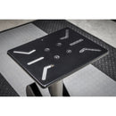 Sealey Bench Grinder Stand with a black rectangular steel mounting plate, slotted holes and central bolts